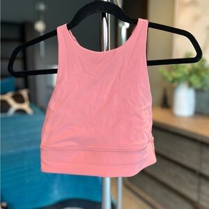 LULULEMON ENERGY HIGH NECK LONG LINE SPORTS BRA SIZE 8